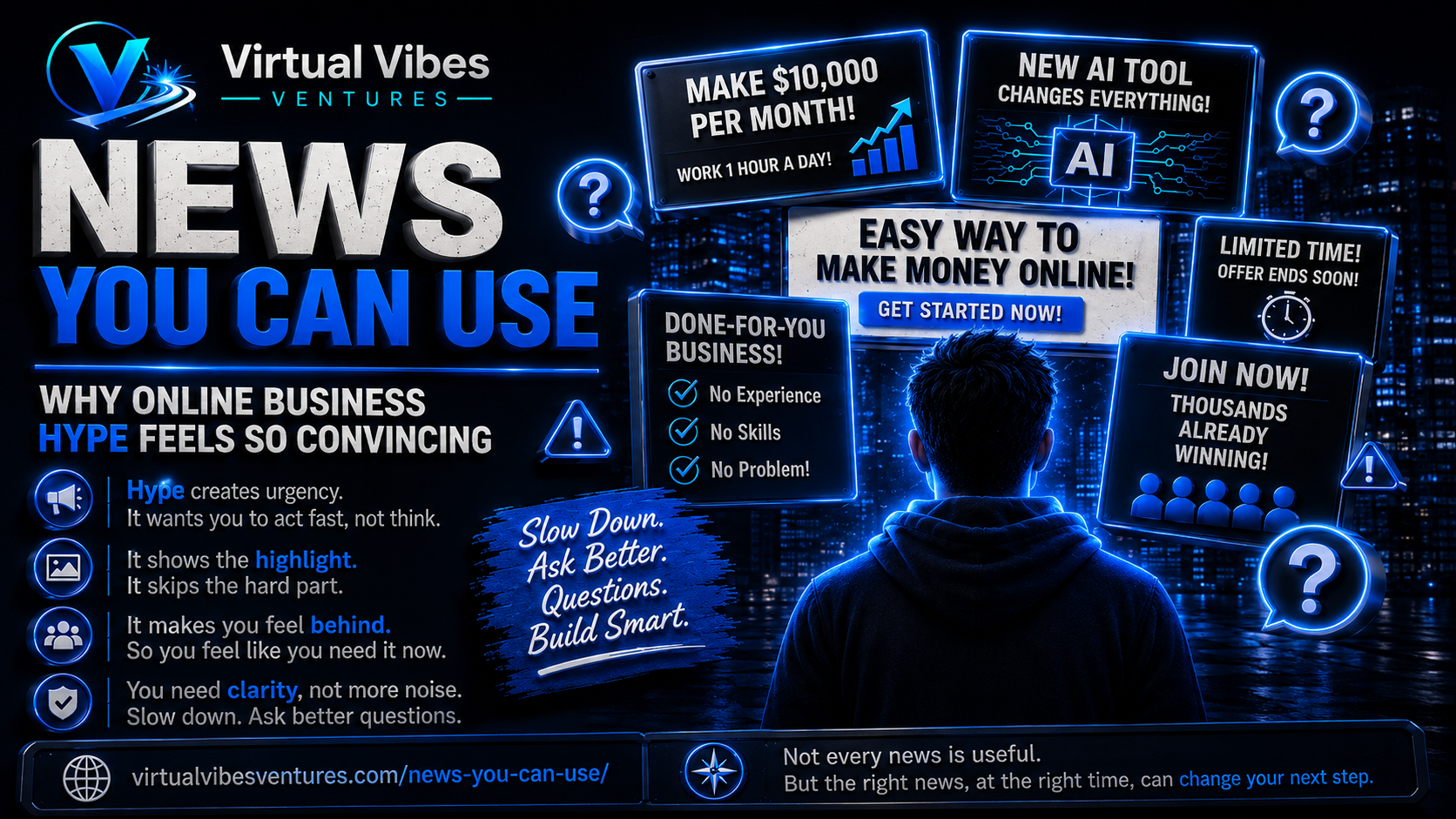 News You Can Use: Why Online Business Hype Feels So Convincing
