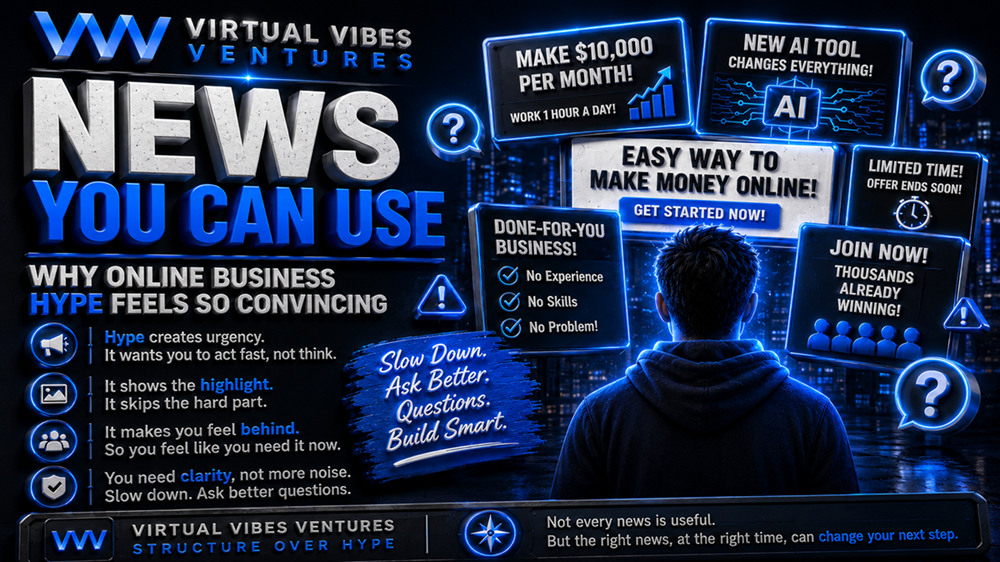 News You Can Use: Why Online Business Hype Feels So Convincing