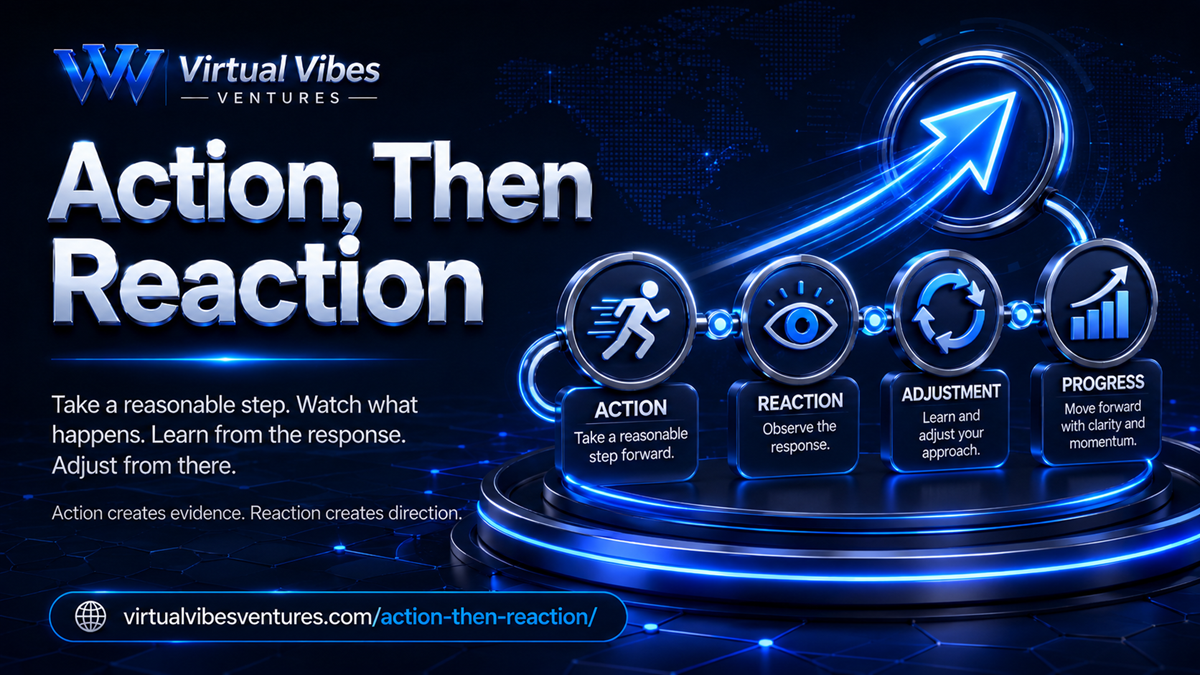 Action, Then Reaction: Why Nothing Moves Until You Do