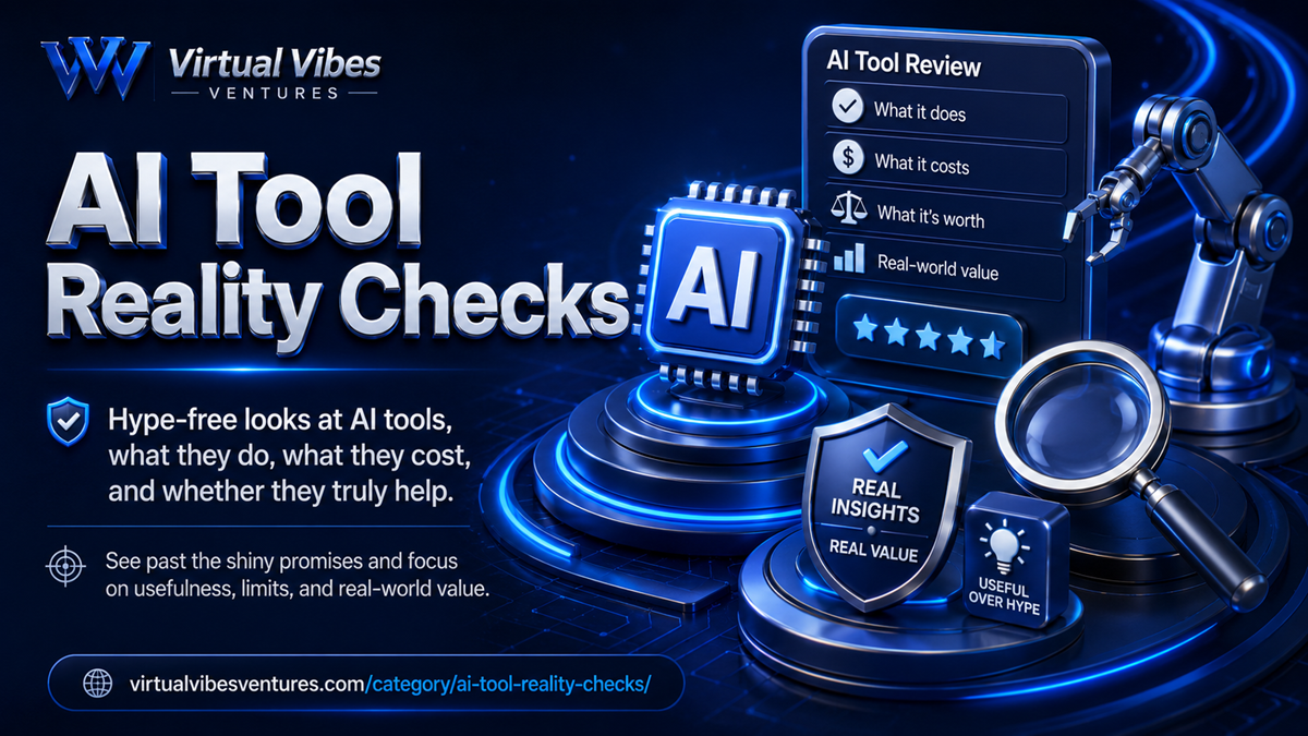 AI Tool Reality Checks — Start Here