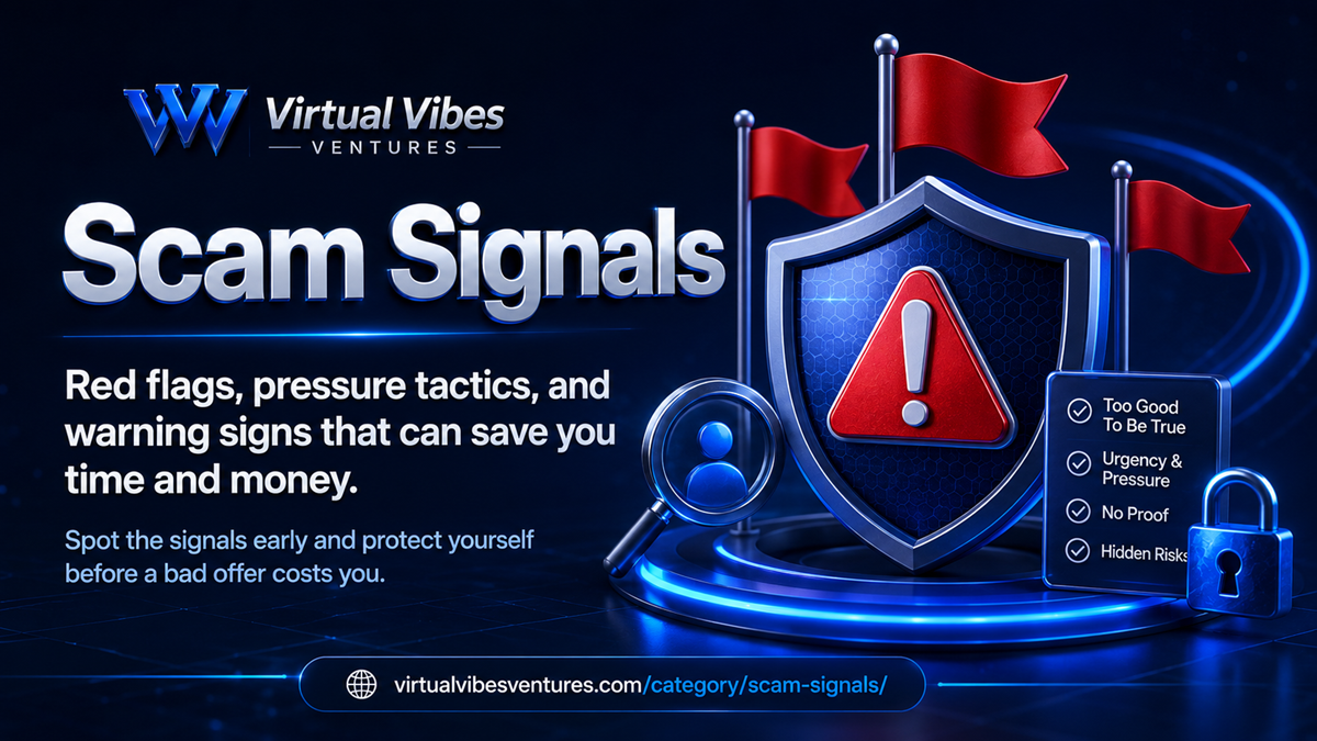 Scam Signals — Start Here