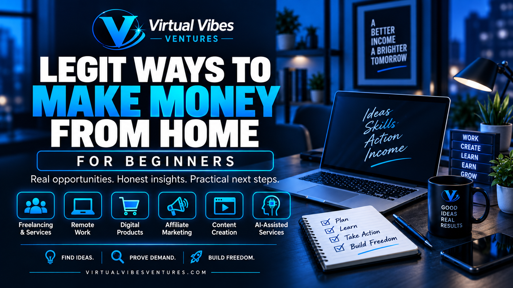 Legit Ways to Make Money from Home for Beginners